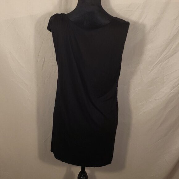 Alfani Black Ruffled Mini Dress/Long Tunic XL - Picture 4 of 5